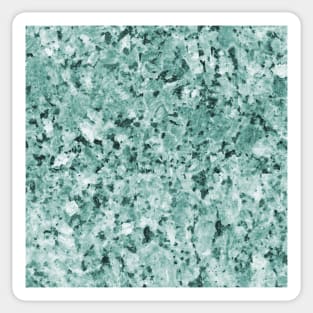 Polished granite verde - green Sticker